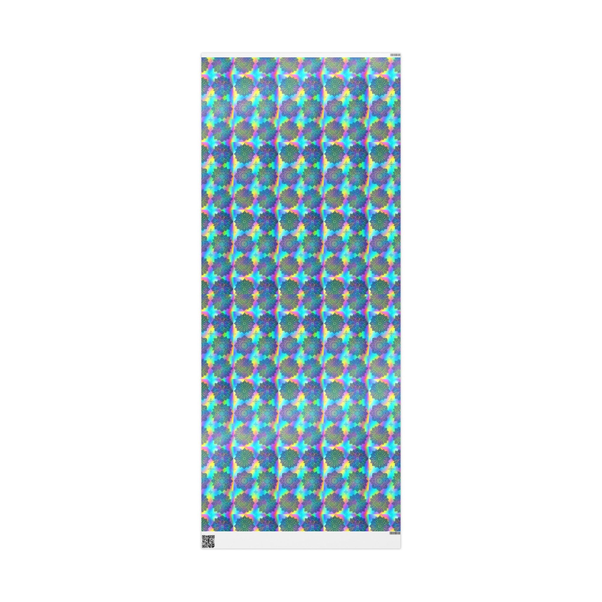 Wrapping Paper - Hologram Mandala Design
