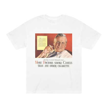 Vintage 'More Doctors Smoke Camels' Retro Ad T-Shirt