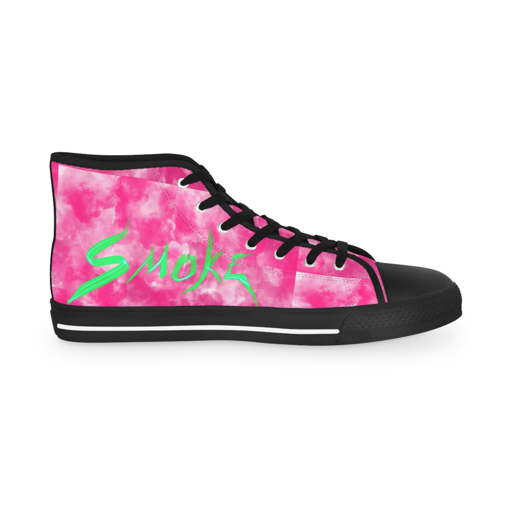Bold Pink Tie-Dye High Top Sneakers for Trendsetters