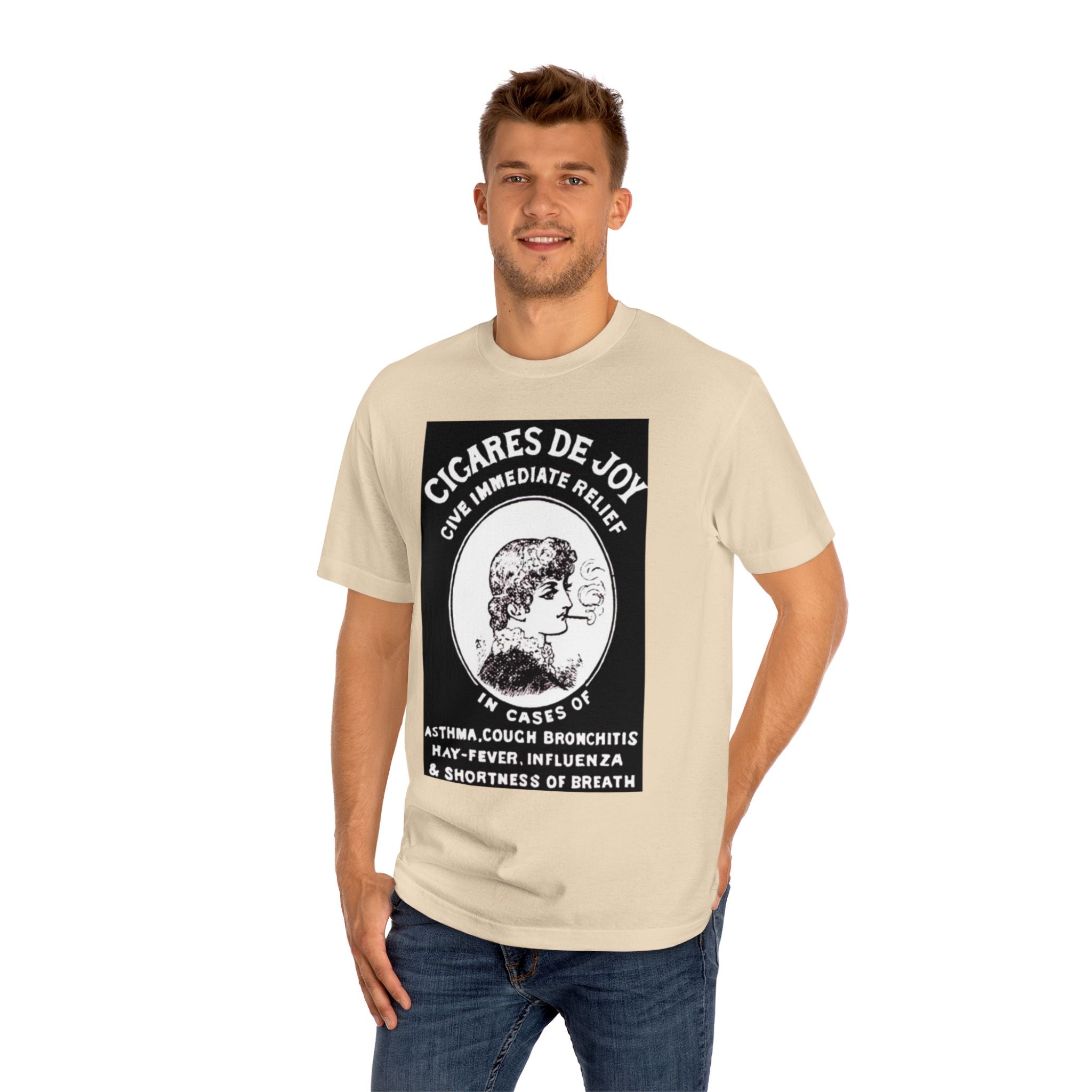 Vintage Smoking Ad T-Shirt - Unisex Classic Tee