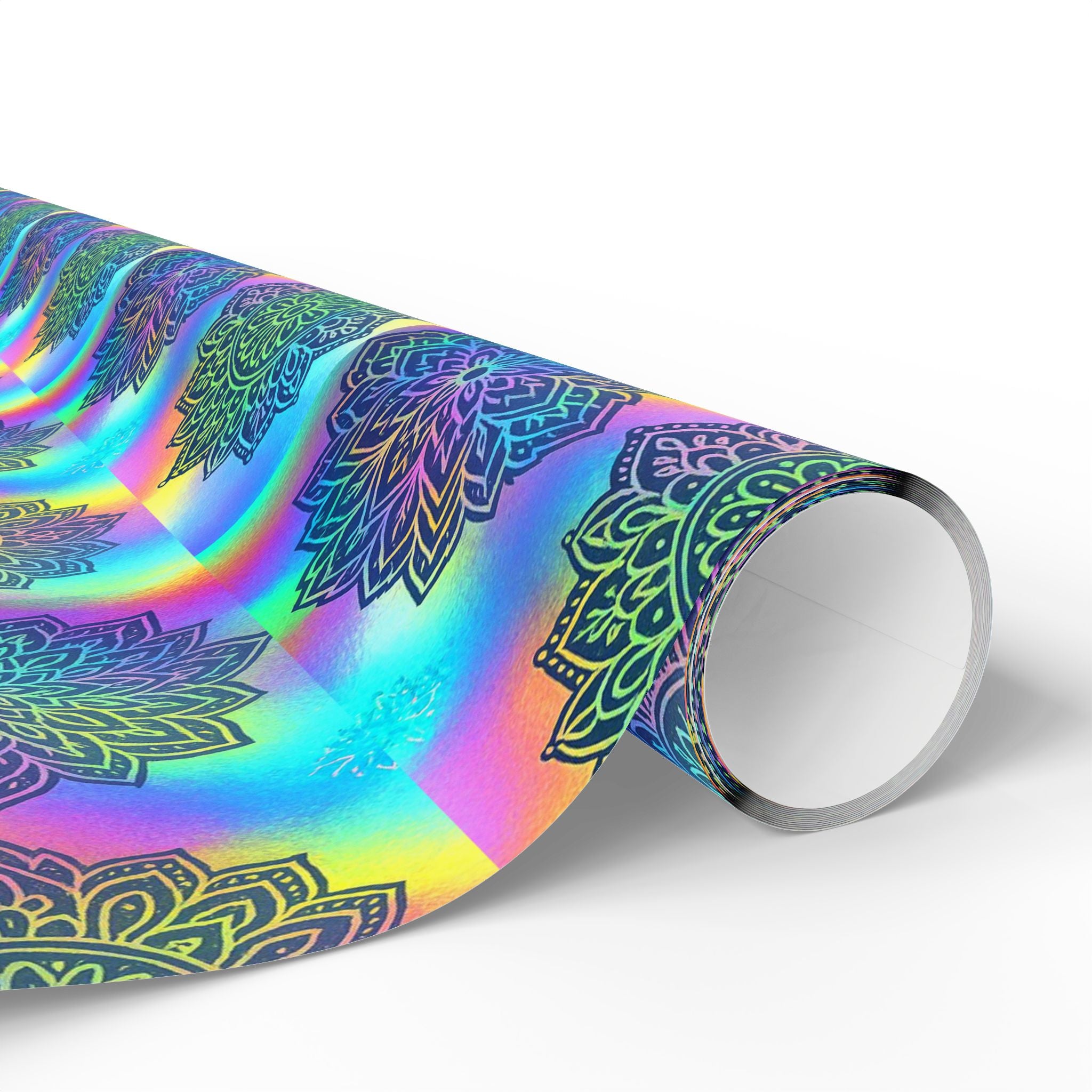 Wrapping Paper - Hologram Mandala Design