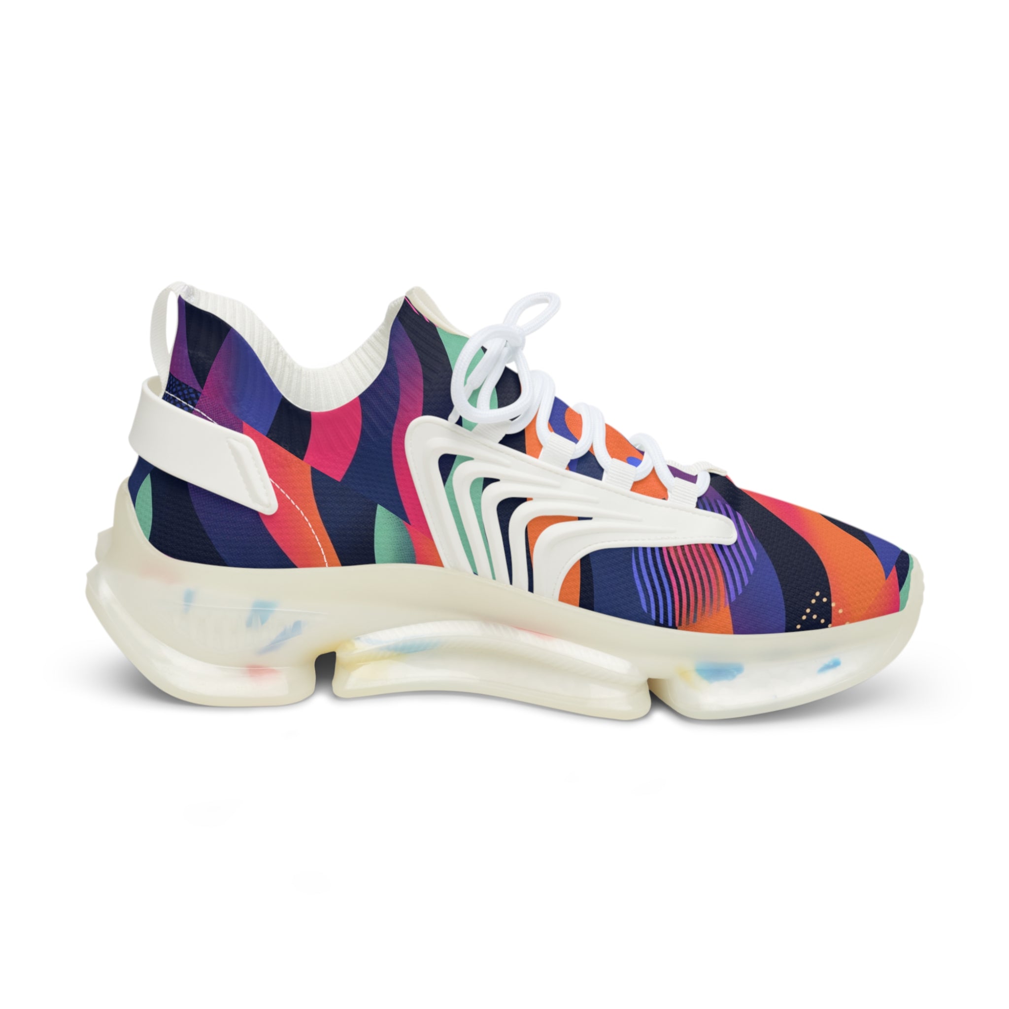 Vibrant Athletic Sneakers for Men – Colorful Mesh Design