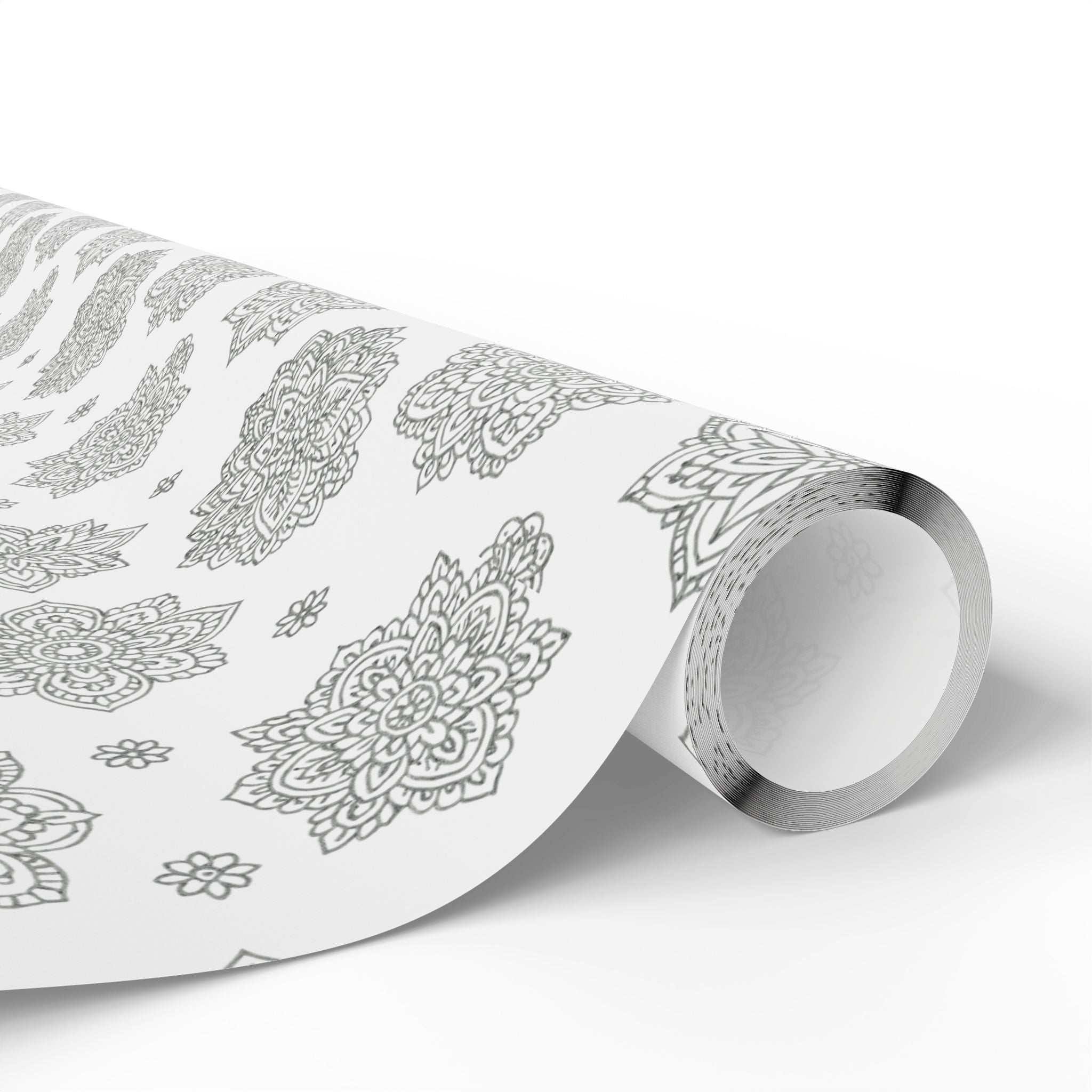 Beautiful Black and White pattern, Holiday Packaging