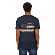 Copy of Earned the Title Kept the Attitude T-Shirt — Military USMC Veteran Flag Tee