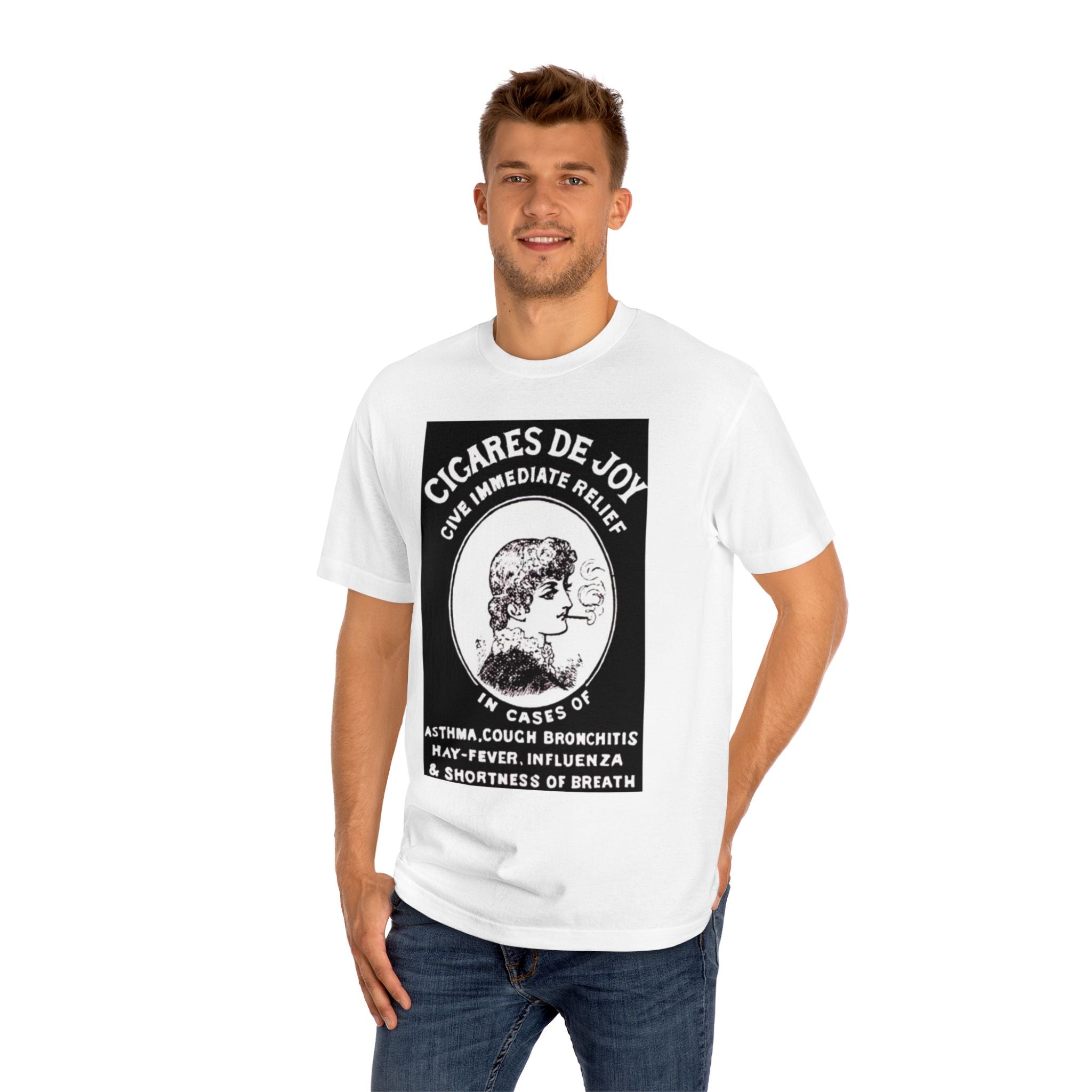 Vintage Smoking Ad T-Shirt - Unisex Classic Tee