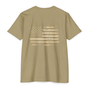 Copy of Earned the Title Kept the Attitude T-Shirt — Military USMC Veteran Flag Tee
