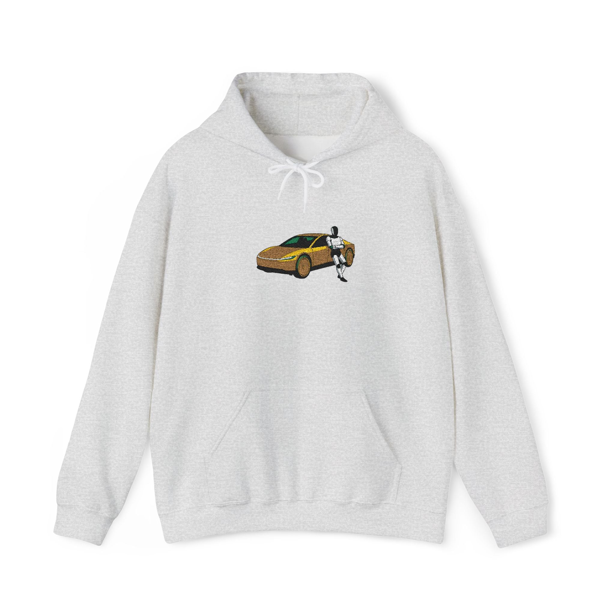 Robot and Car Hoodie