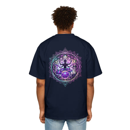 Men's Heavy Oversized Tee-ALIEN BEAT