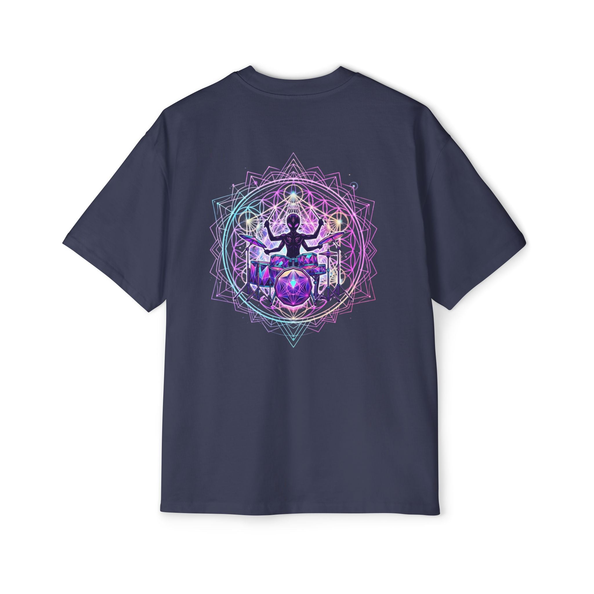 Men's Heavy Oversized Tee-ALIEN BEAT