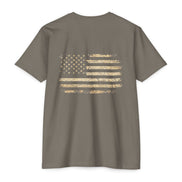 Copy of Earned the Title Kept the Attitude T-Shirt — Military USMC Veteran Flag Tee