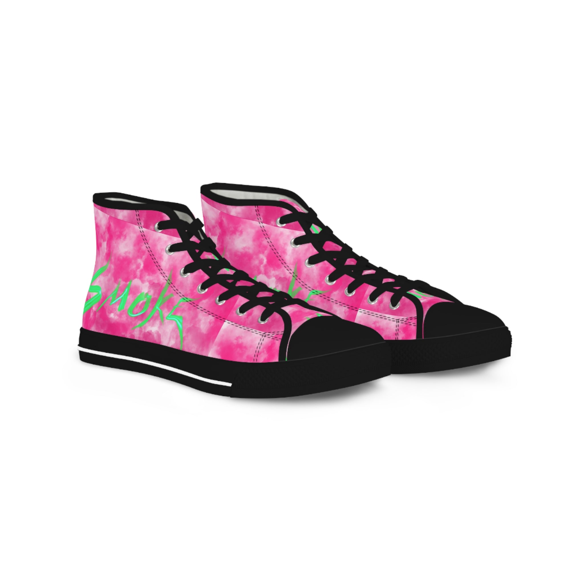 Bold Pink Tie-Dye High Top Sneakers for Trendsetters