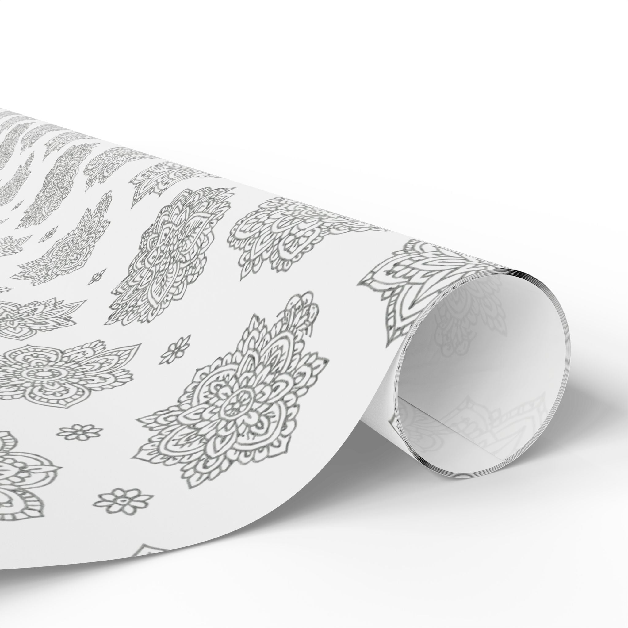 Beautiful Black and White pattern, Holiday Packaging