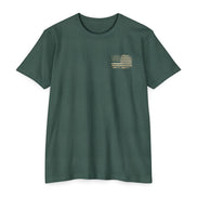 Copy of Earned the Title Kept the Attitude T-Shirt — Military USMC Veteran Flag Tee
