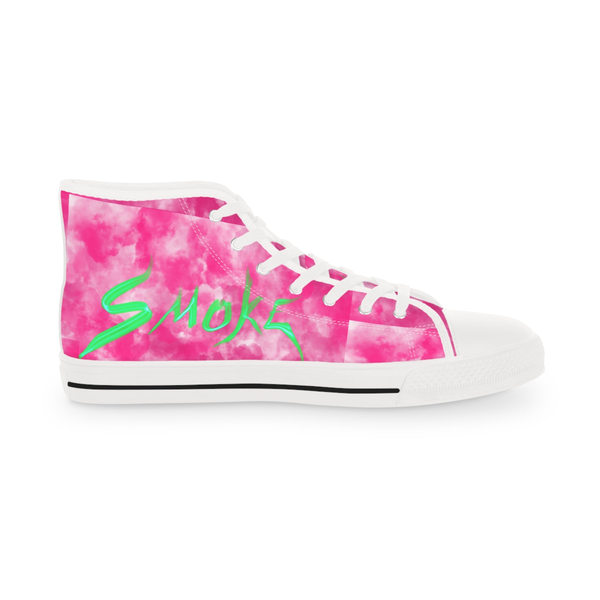 Bold Pink Tie-Dye High Top Sneakers for Trendsetters