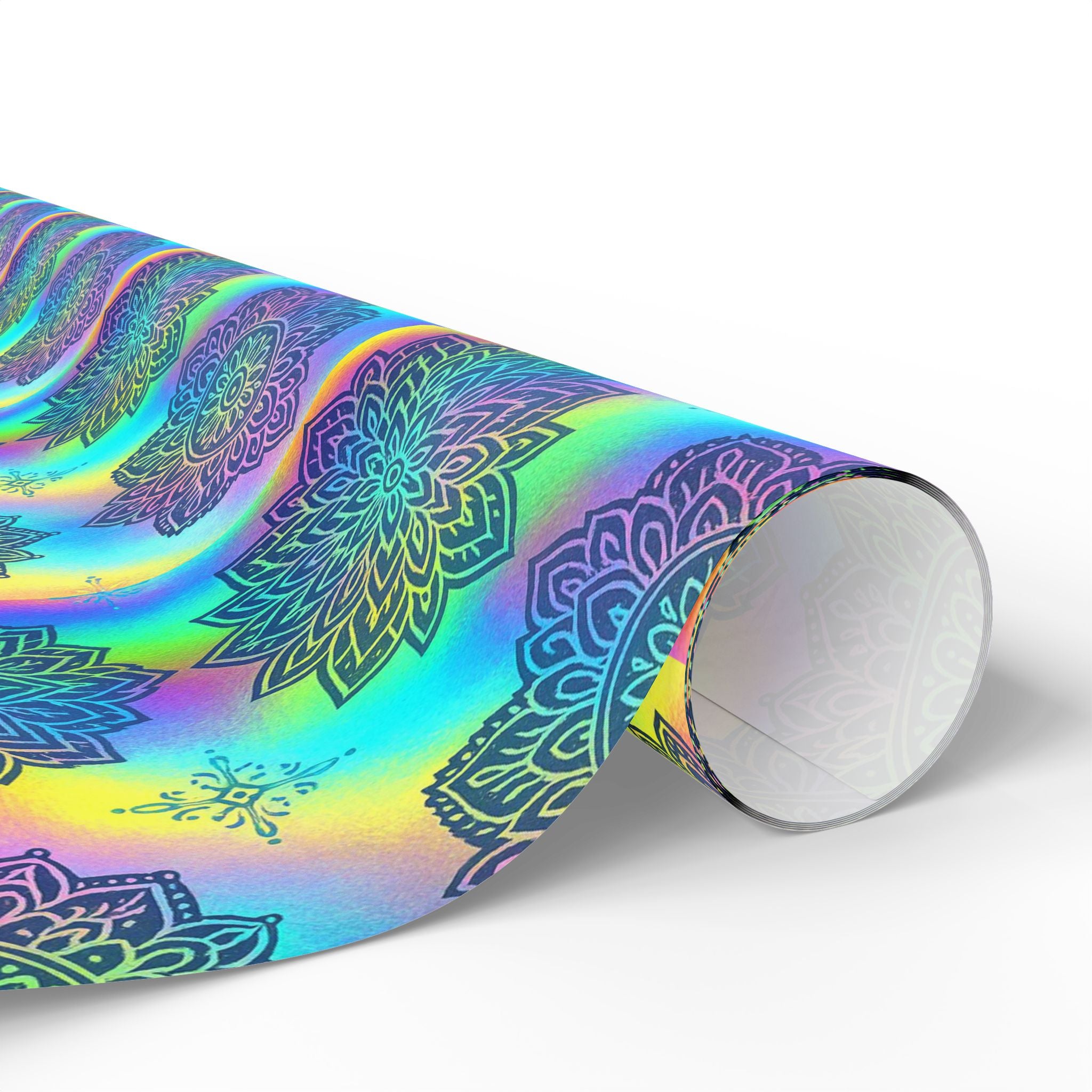 Wrapping Paper - Hologram Mandala Design