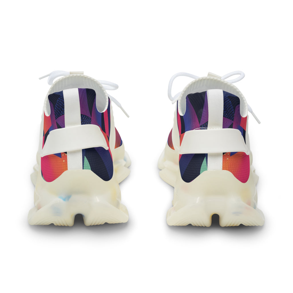 Vibrant Athletic Sneakers for Men – Colorful Mesh Design