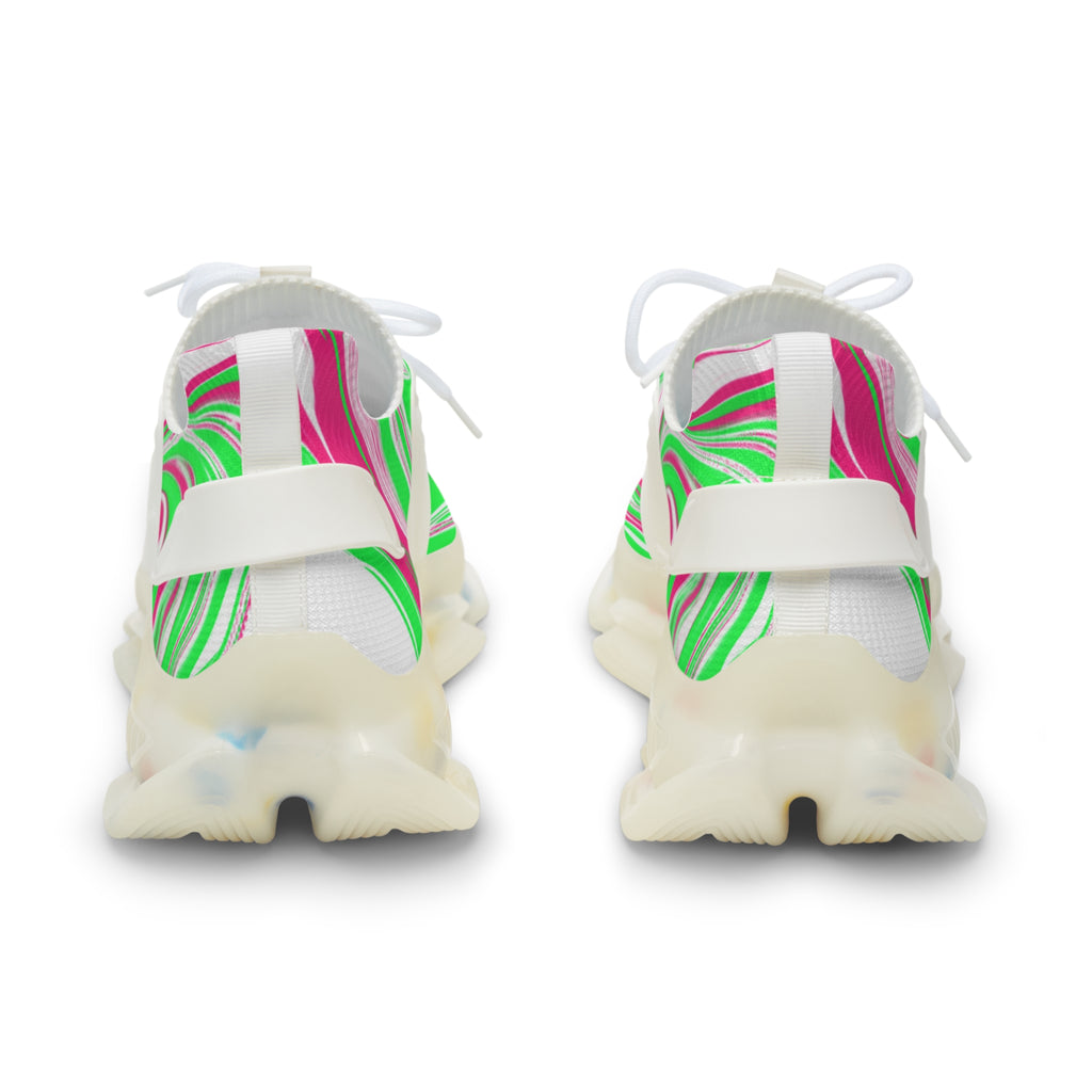 Vibrant Men's Mesh Sneakers - Trendy and Comfortable Athletic Footwear