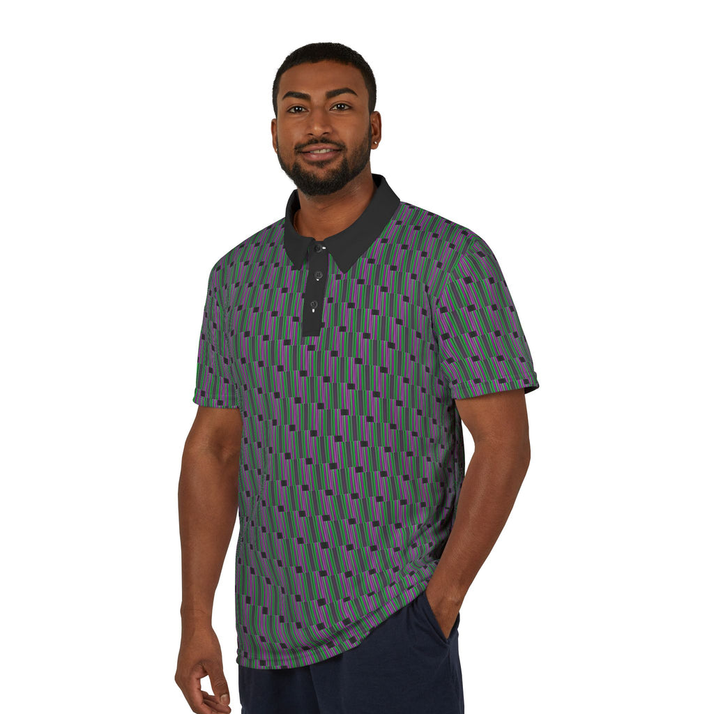 Patterned Polo Shirt — All-Over Print Stylish Polo