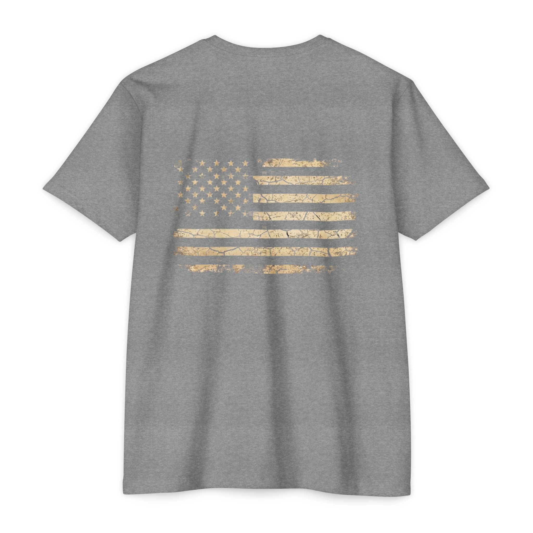 Copy of Earned the Title Kept the Attitude T-Shirt — Military USMC Veteran Flag Tee