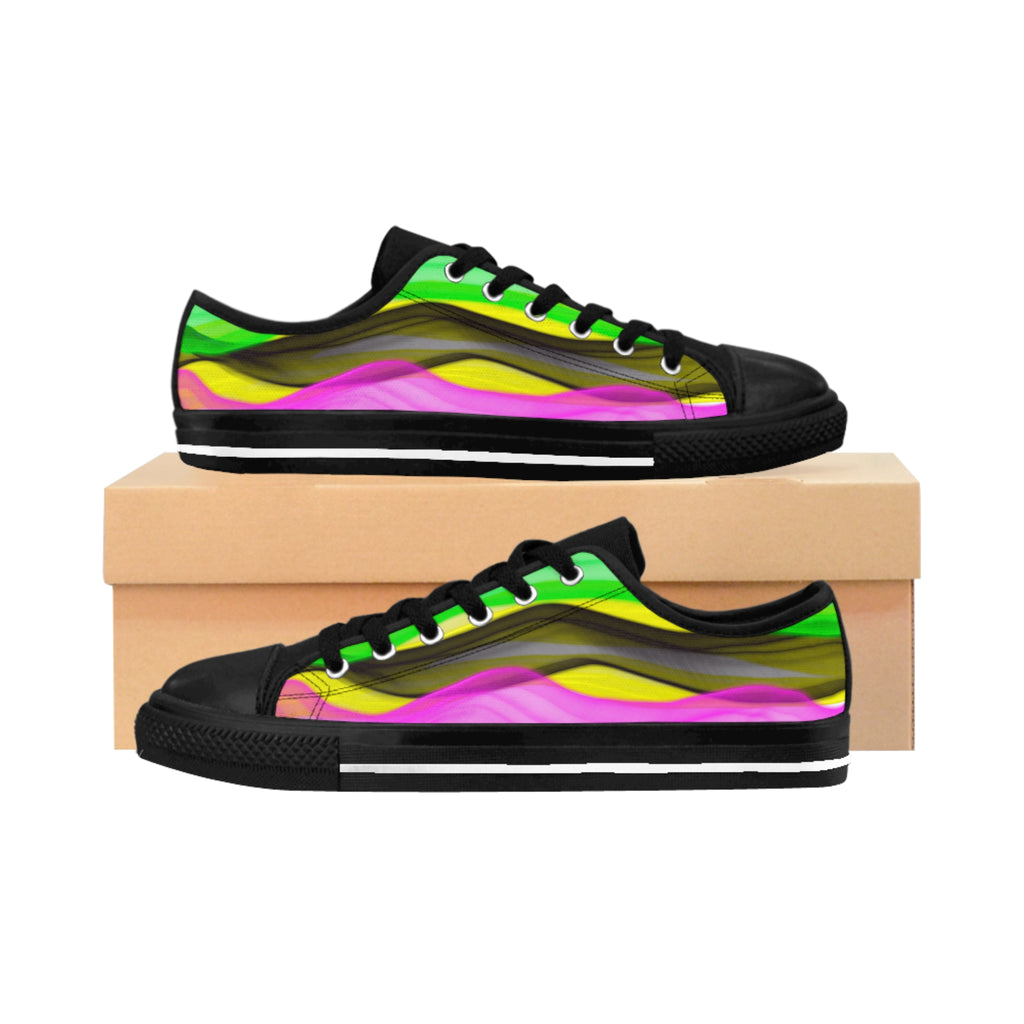 Sneakers with Original Artwork - Women's