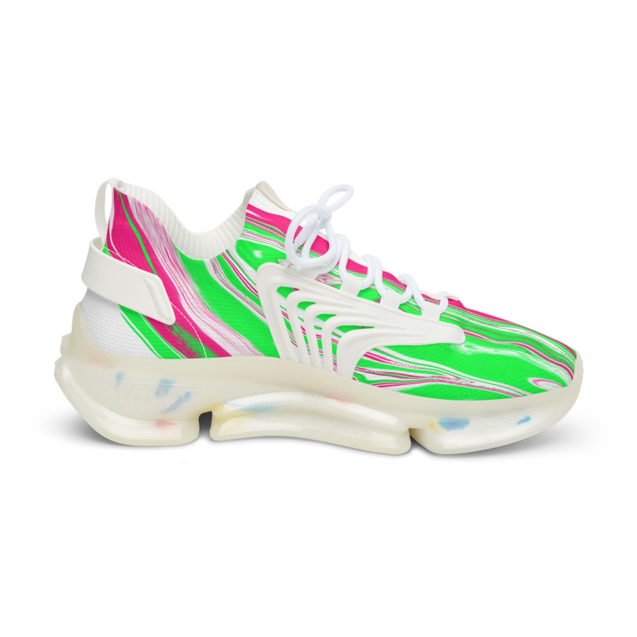 Vibrant Men's Mesh Sneakers - Trendy and Comfortable Athletic Footwear