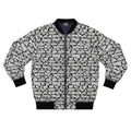 Graffiti Brick Pattern Bomber Jacket