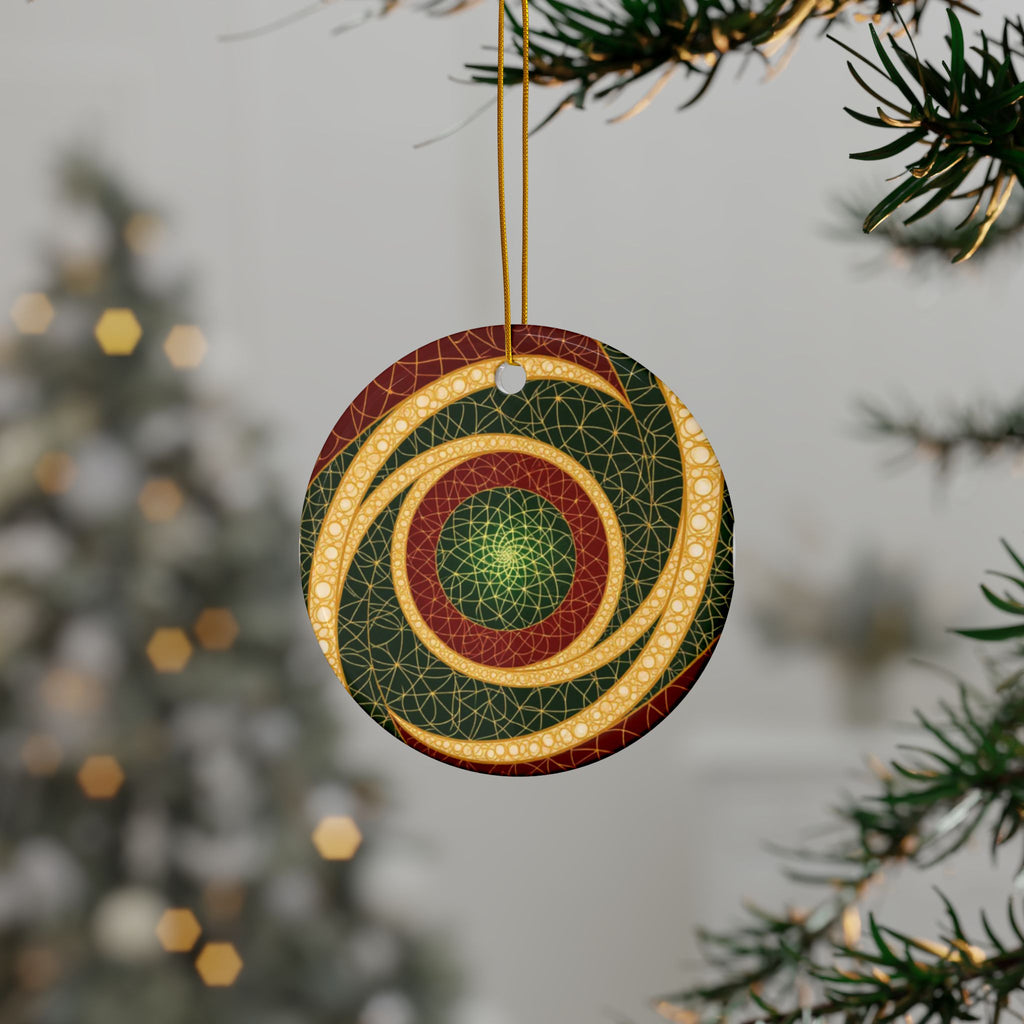Ceramic Ornaments - Vibrant Colored Unique Design