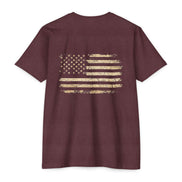 Copy of Earned the Title Kept the Attitude T-Shirt — Military USMC Veteran Flag Tee