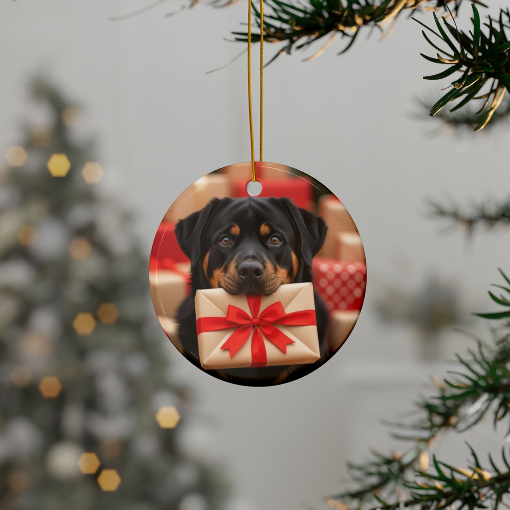 Ceramic Ornaments - Rottweiler Design