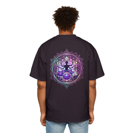 Men's Heavy Oversized Tee-ALIEN BEAT