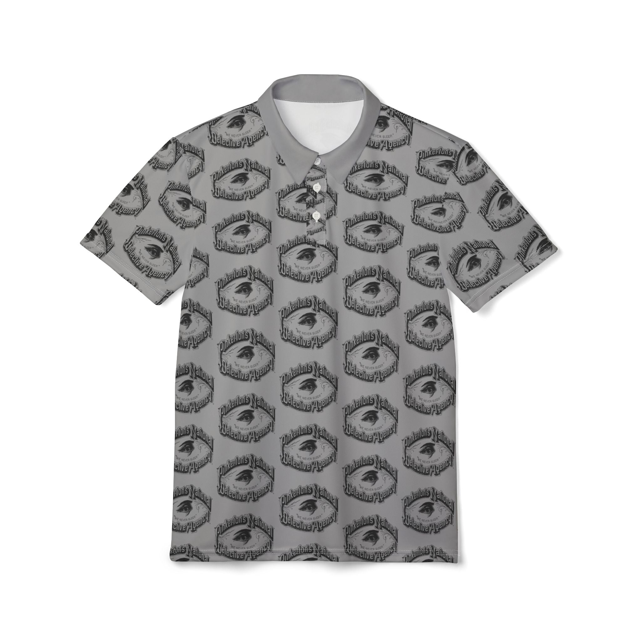 Vintage Pinkerton Agency Logo Polo Shirt