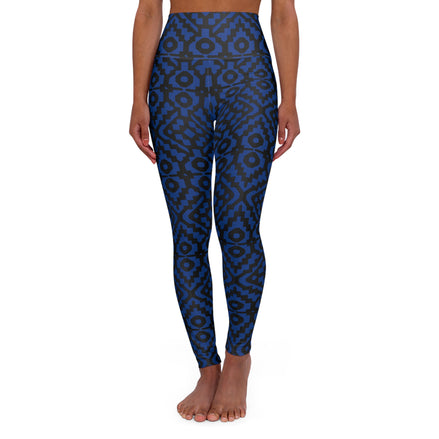 INCA High-Waisted Yoga Leggings Blue