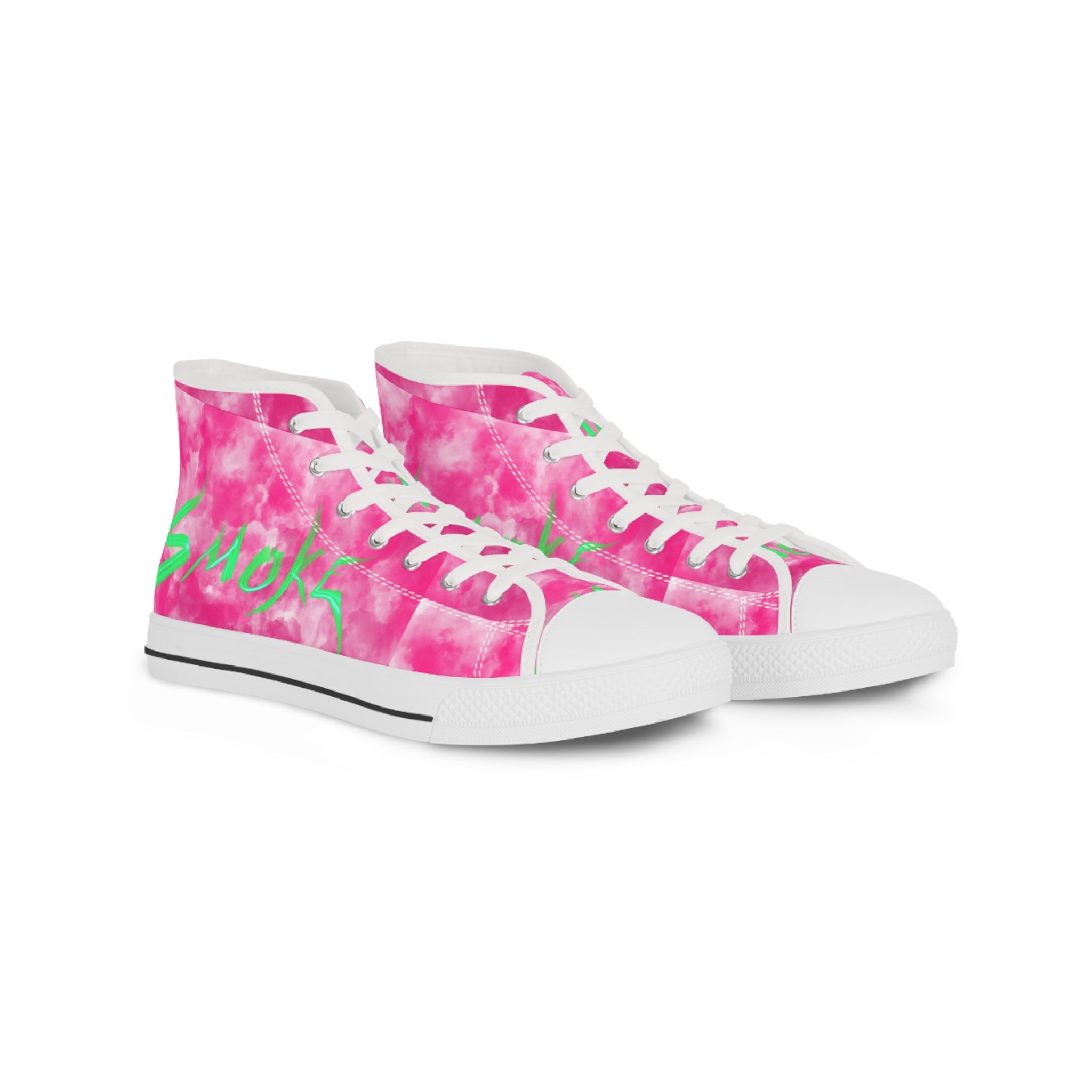 Bold Pink Tie-Dye High Top Sneakers for Trendsetters