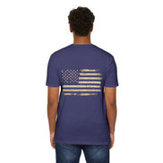 Copy of Earned the Title Kept the Attitude T-Shirt — Military USMC Veteran Flag Tee