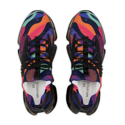 Vibrant Athletic Sneakers for Men – Colorful Mesh Design