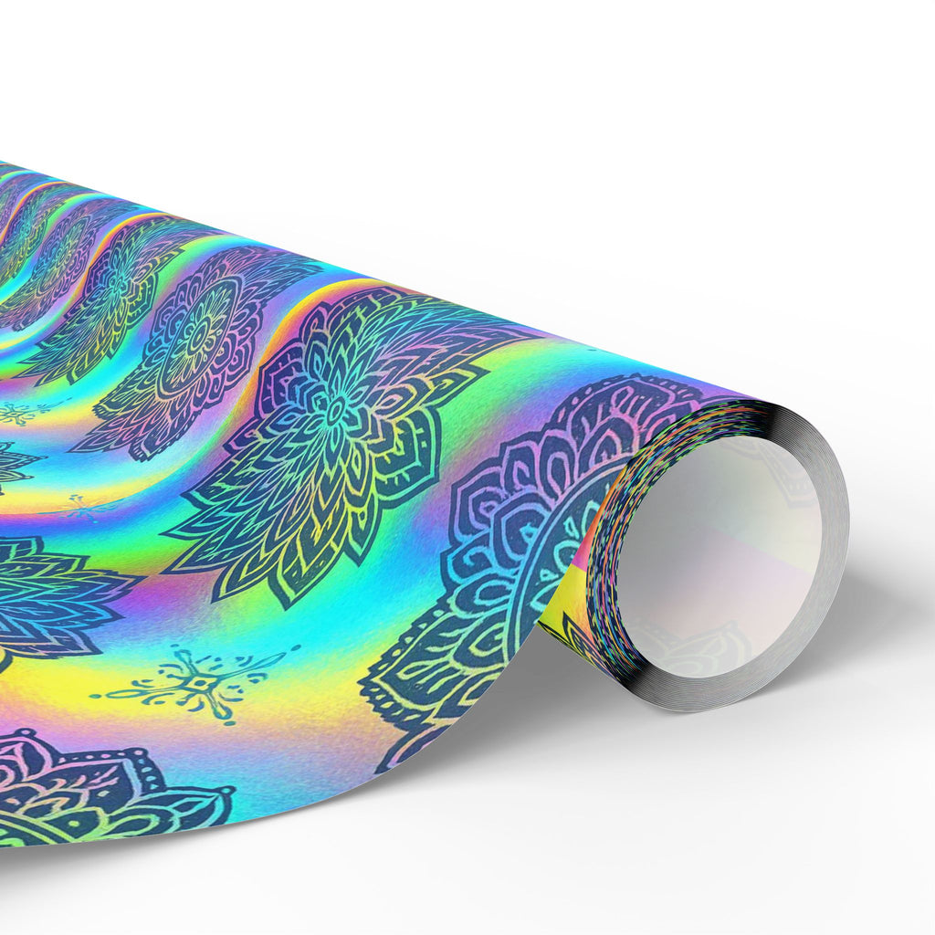 Wrapping Paper - Hologram Mandala Design
