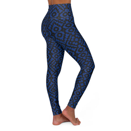 INCA High-Waisted Yoga Leggings Blue