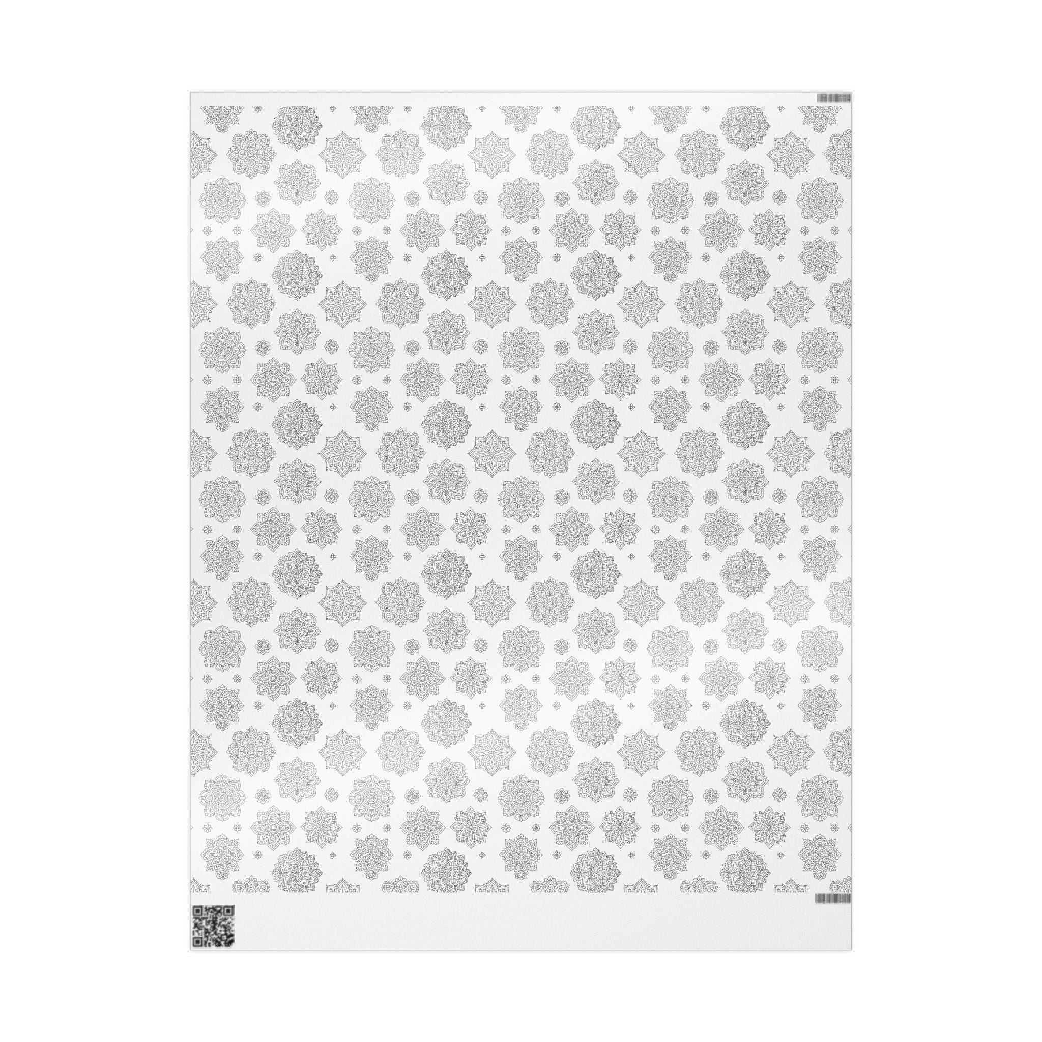 Beautiful Black and White pattern, Holiday Packaging