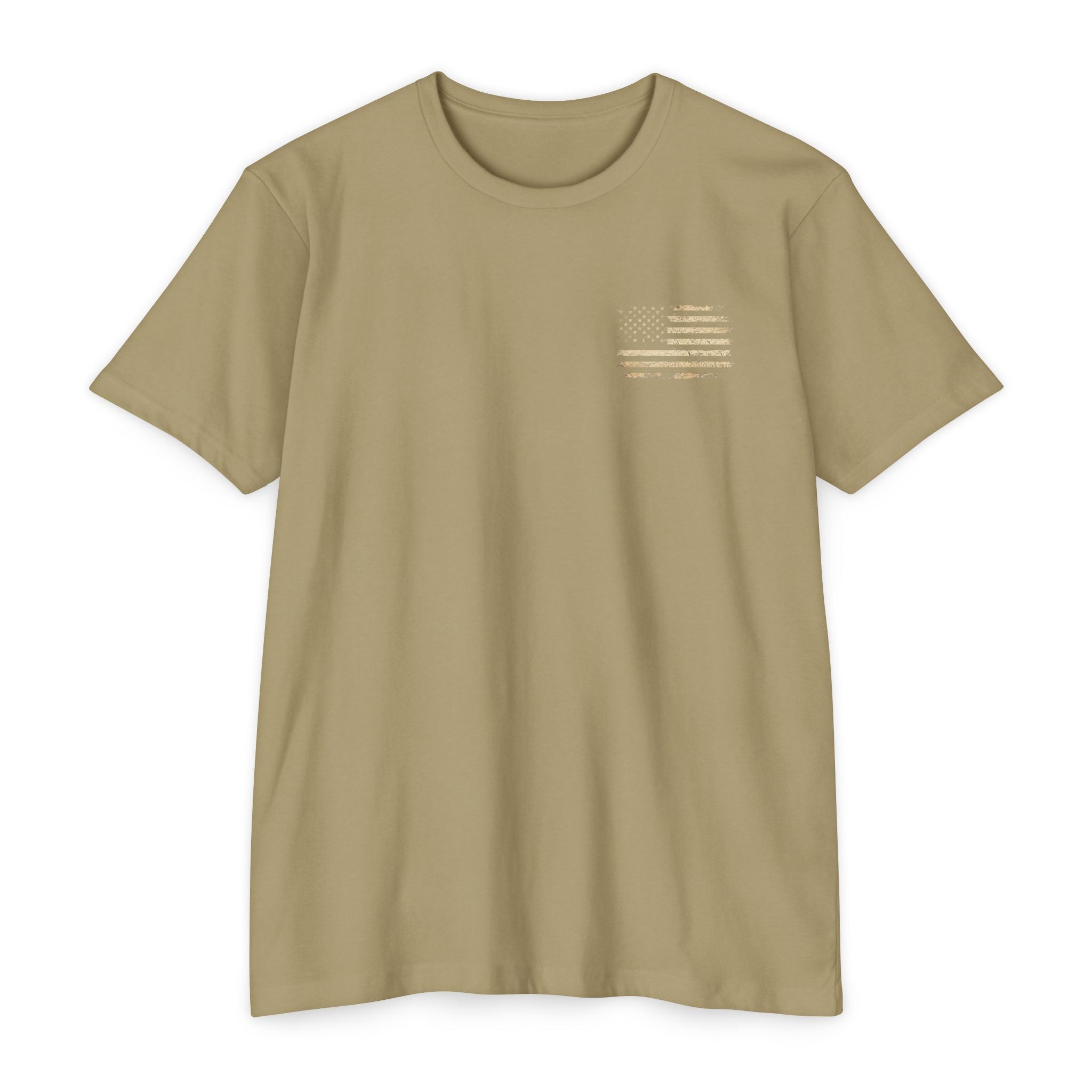 Copy of Earned the Title Kept the Attitude T-Shirt — Military USMC Veteran Flag Tee