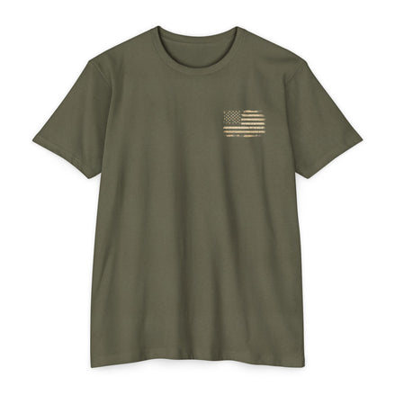 Military USMC Veteran Flag Tee