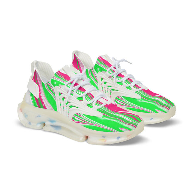 Vibrant Men's Mesh Sneakers - Trendy and Comfortable Athletic Footwear