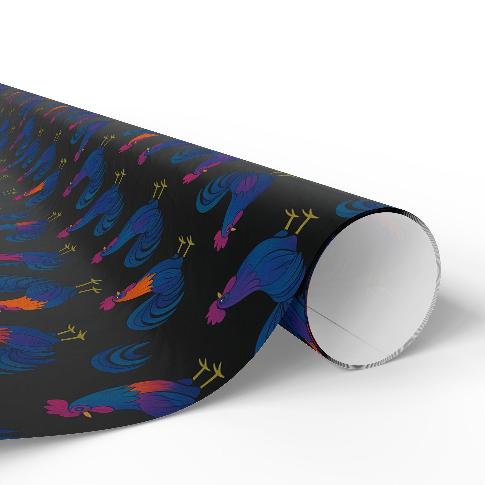 Vibrant Rooster Wrapping Paper, Colorful Gift Wrap, Farmhouse Decor, Party Supplies, Holiday Packaging