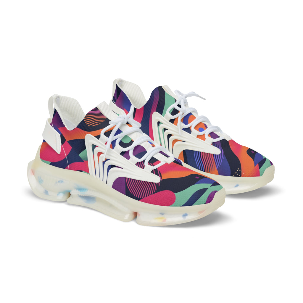Vibrant Athletic Sneakers for Men – Colorful Mesh Design