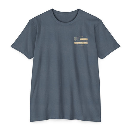 Military USMC Veteran Flag Tee