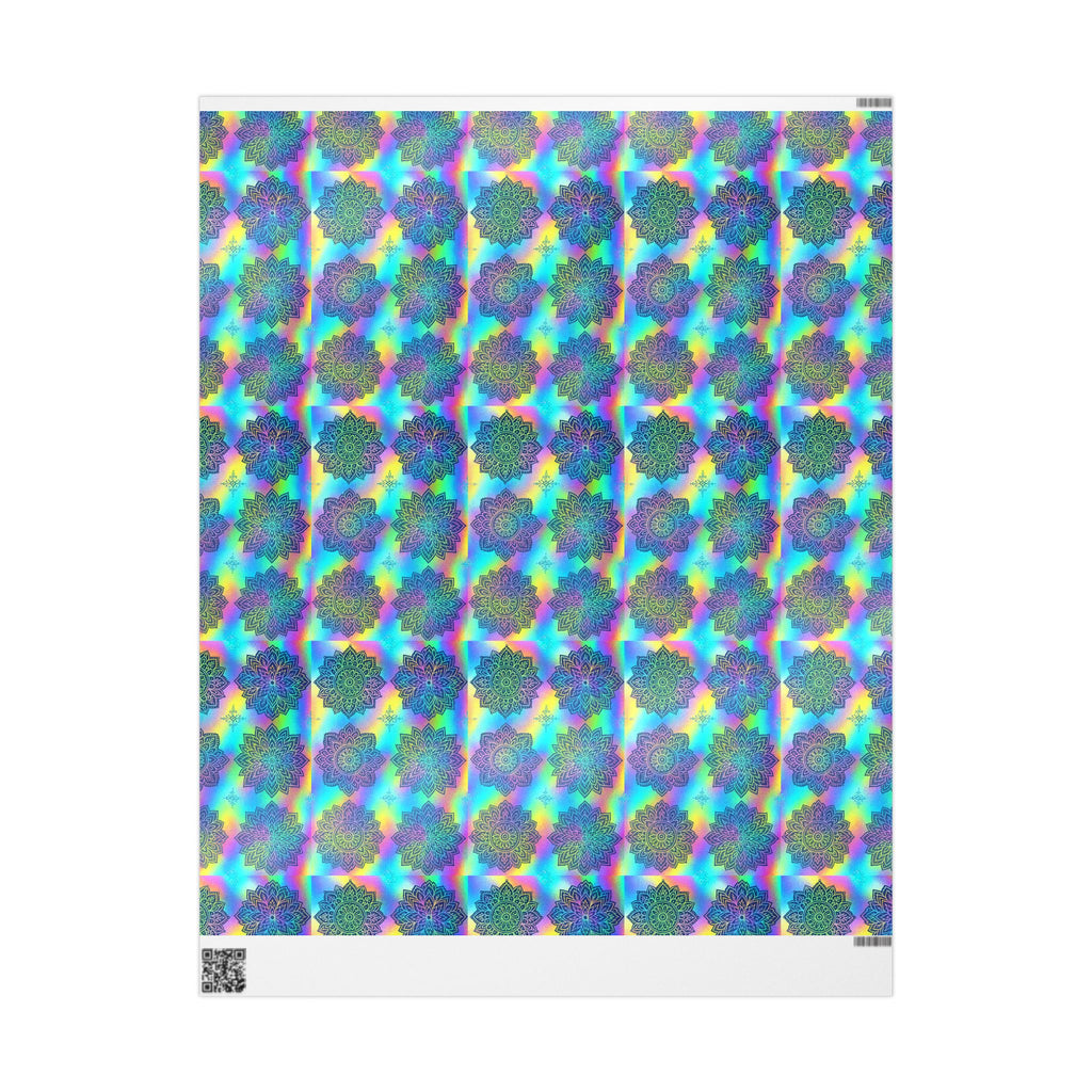 Wrapping Paper - Hologram Mandala Design